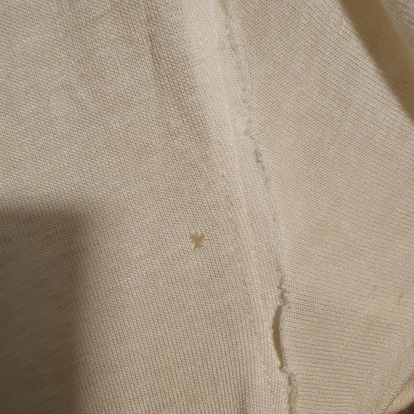 Free People Damaged Highly Discounted NWT Take It Easy Tunic in Ivory | Sz Small - Picture 9 of 11